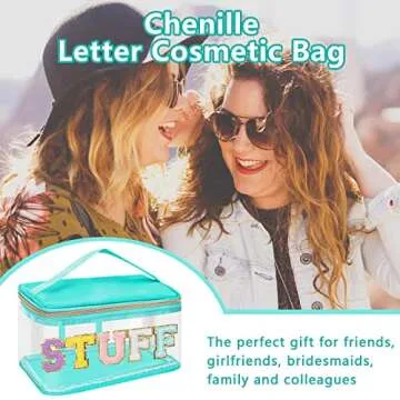 Iqimott Clear Makeup Bag - Stylish & Waterproof Organizer