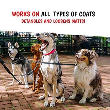 Warren London - 10-in-1 After Bath Spray and Leave-In Conditioner for Dogs and Cats, Removes and Prevents Tangles, Matts and Promotes a Shiny, Great Smelling Coat - 4 Fl. Oz