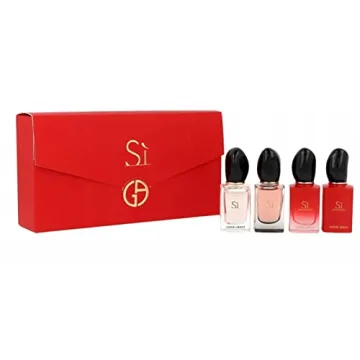 Giorgio Armani Si Women's Perfume Variety 4 Piece Gift Set