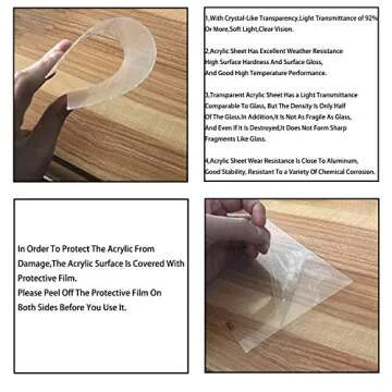 FUNTRESS Black Wall Photo Frames Set - 10 Pieces Stylish Decor