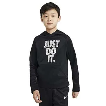 Nike Big Boys Therma Graphic Pullover Hoodie for Comfort