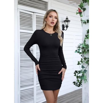 Valiamcep Women's Stylish Ribbed Tank Dress for All Occasions