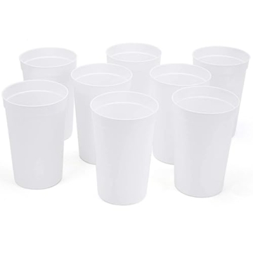 Fasmov 30 Pack Reusable Plastic Tumblers for Events