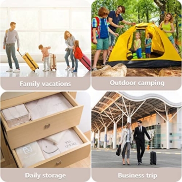 TianZong 7pc Packing Cubes Set for Luggage Organization