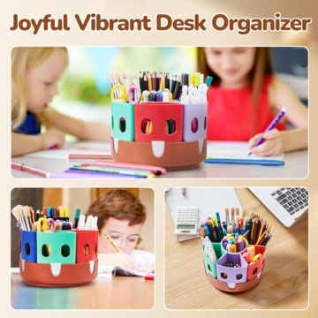 GAMENOTE Rotating Art Supply Storage Organizer for Kids
