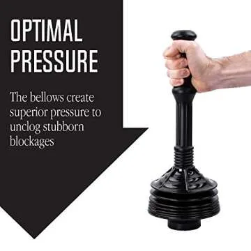Powerful JS Jackson Bellows Toilet Plunger for Every Home