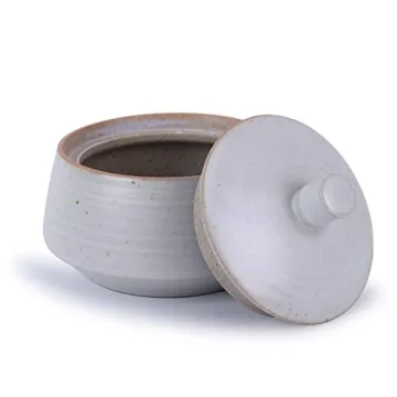 Amoysanli Retro Ceramic Canister - Vintage 400ml Kitchen Jar for Tea & Coffee