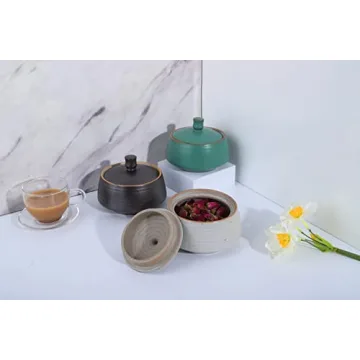 Amoysanli Retro Ceramic Canister Vintage Kitchen Storage