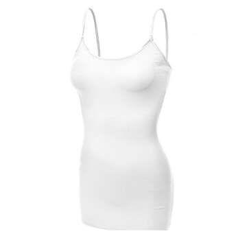 Emmalise Women's Long Camisole Adjustable 3Pk for Layering
