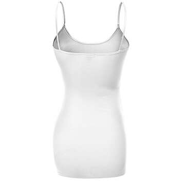 Emmalise Women's Long Camisole Adjustable 3Pk for Layering