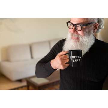 Liberal Tears Mug - Funny Coffee Mug for Men | Republican Mug - Gifts for Conservatives | Leftist Tears Trump Cup - Novelty Mug, Funny Political Coffee Mugs, Republican Gifts (Leftist Tears) (11 OZ)