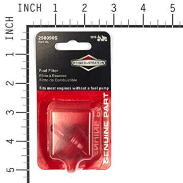 Briggs & Stratton Fuel Filter 150 Micron 5018K, Small