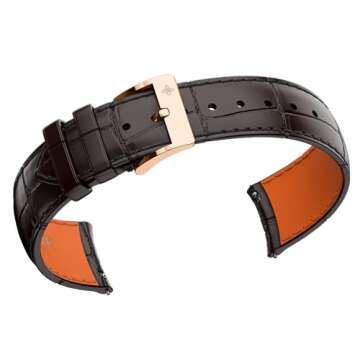 AGELOCER Men's Double-Sided Tourbillon Leather Watch