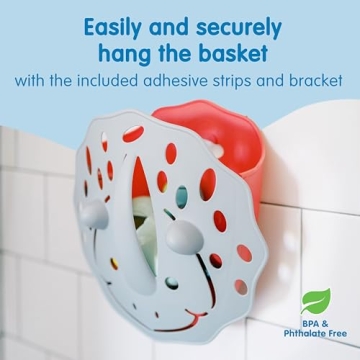 Dr. Brown’s Dino Bath Toy Organizer for Toddlers