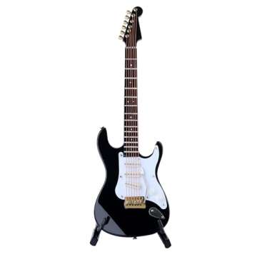 Dselvgvu Miniature Electric Guitar Replica for Home Decoration