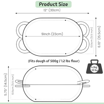 LoafNest: Incredibly Easy Artisan Bread Kit. Cast Iron Dutch Oven [Compact 2 qt size] and Perforated Non-Stick Silicone Liner.