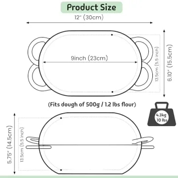LoafNest: Incredibly Easy Artisan Bread Kit. Cast Iron Dutch Oven [Compact 2 qt size] and Perforated Non-Stick Silicone Liner.