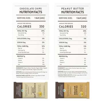 EatToHeal Variety Pack Real Food Bar - Organic Vegan Healthy Gluten Free Protein Bars - Low Sugar Meal Replacement Bar, Non GMO, Never Baked, Plant Based - Crafted to Enjoy, Not Sit on Shelves