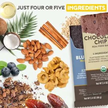 EatToHeal Variety Pack Real Food Bar - Organic Vegan Healthy Gluten Free Protein Bars - Low Sugar Meal Replacement Bar, Non GMO, Never Baked, Plant Based - Crafted to Enjoy, Not Sit on Shelves