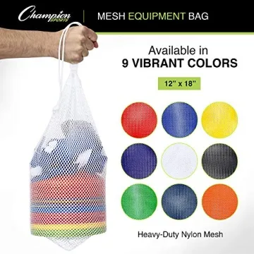 Champion Sports Premium Nylon Mesh Bag for All Ages