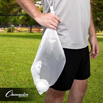 Champion Sports Premium Nylon Mesh Bag for All Ages