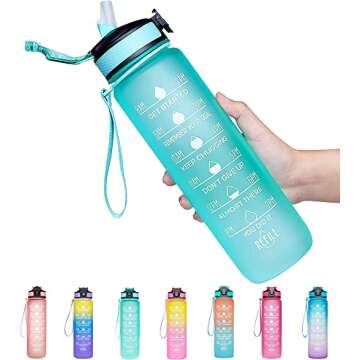 Giotto Enthusiasts Mint Green Leakproof Water Bottle