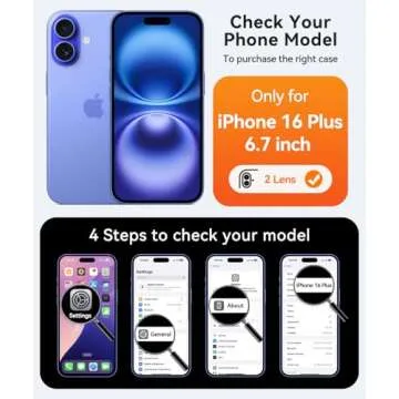 CANSHN Magnetic Case for iPhone 16 Plus - Premium Full Coverage & Stylish Hot Pink