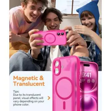 CANSHN Magnetic Phone Case for iPhone 16 Plus