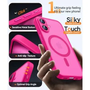 CANSHN Magnetic Phone Case for iPhone 16 Plus