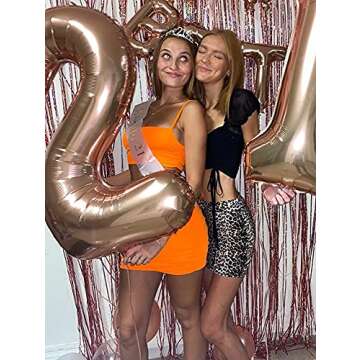 BEAGIMEG Women's Ruched Cami Crop Top Bodycon Skirt 2 Piece Outfits Dress Orange