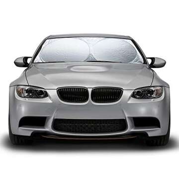 Car Sun Shade for Windshield - Foldable Sunshade Window Visor Reflector - Front Sunshield Auto Acces...