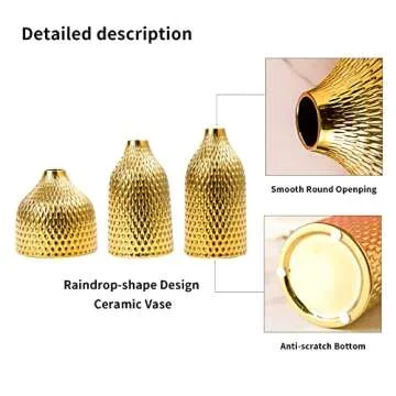 Elegant Ceramic Vase Set - Perfect for Home Decor Solutions