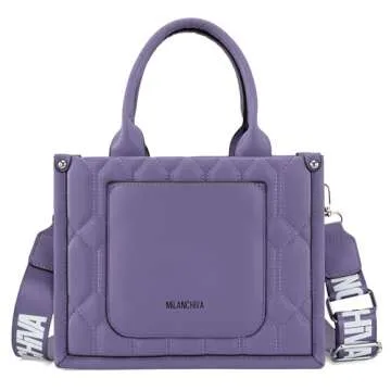 Milan Chiva Quilted Tote Bag for Women Top Handle Handbags with Coin Pouch MC-280PP