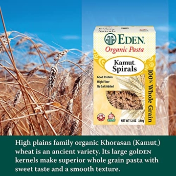 Eden Kamut Spirals Organic Whole Grain Pasta 12oz
