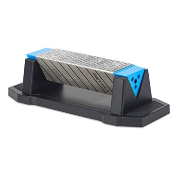 DMD Diamond Whetstone Knife Sharpener, 3-Sided Grit Coarse 150 | Medium 325 | Extra Fine 1200, Multi...