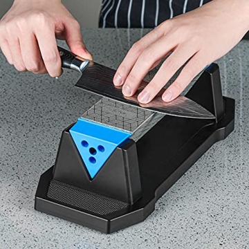DMD Diamond Whetstone Knife Sharpener | 3 Sided Grit & Multi-Use Tool