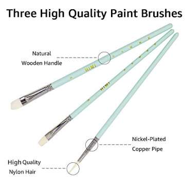 HIMI Gouache Paint Set, 24 Colors x 30ml/1oz with Brushes & Palette, Jelly Cup Design, Non-Toxic, Perfect for Beginners, Students, Artists(Green)