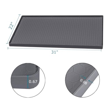 Jacooxi Waterproof Under Sink Mat for Kitchen and Bathroom