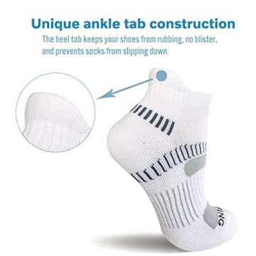 Performance Athletic Ankle Socks for Active Women