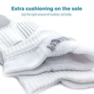 Performance Athletic Ankle Socks for Active Women