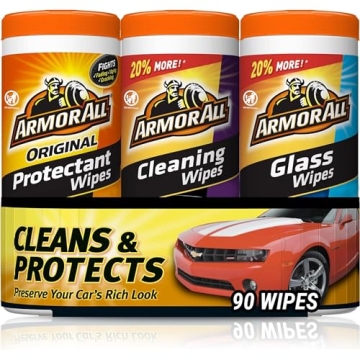 Armor All Wipes Bundle for Car Interior & Exterior