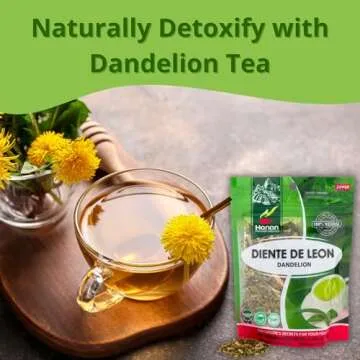 Hanan Dandelion Leaf and Root Tea Diente de Leon – Herbal Tea 1.1 oz 30 g Dandelion Leaves from Peru – Te De Diente De Leon
