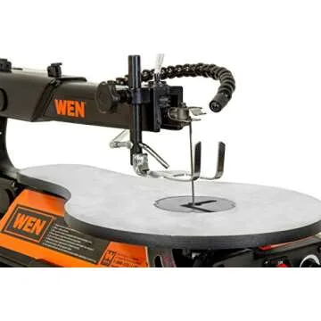 WEN Variable Speed Scroll Saw, 16-Inch with Work Light (3921)