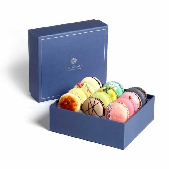 Gourmet French Macarons Gift Basket Classic 12