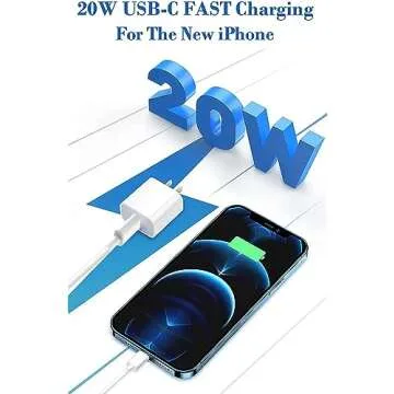 【MFi Certified】iPhone Fast Charger, Veetone 2Pack 20W USB C Power Delivery Wall Charger Plug with 6FT Type C to Lightning Quick Charge Sync Cord for iPhone 14 13 12 11 Pro XS Mini XR X SE iPad AirPods