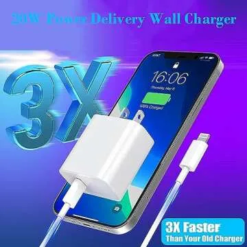 【MFi Certified】iPhone Fast Charger, Veetone 2Pack 20W USB C Power Delivery Wall Charger Plug with 6FT Type C to Lightning Quick Charge Sync Cord for iPhone 14 13 12 11 Pro XS Mini XR X SE iPad AirPods