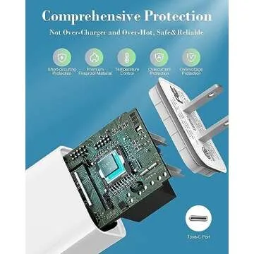 【MFi Certified】iPhone Fast Charger, Veetone 2Pack 20W USB C Power Delivery Wall Charger Plug with 6FT Type C to Lightning Quick Charge Sync Cord for iPhone 14 13 12 11 Pro XS Mini XR X SE iPad AirPods