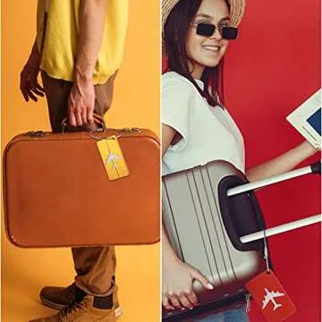 Metal Travel Luggage Tags – Durable & Stylish Identification