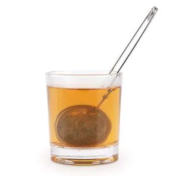 Snap Ball Tea Strainer, JEXCULL 3 Pack Premium Stainless Steel Tea Infuser with Handle for Loose Leaf Tea Fine Mesh Tea Balls Filter Infusers