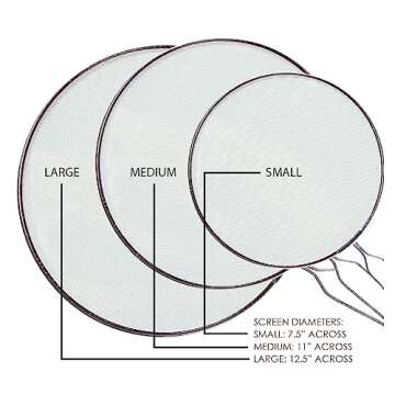 Home Basics 3-Piece Splatter Screen Set